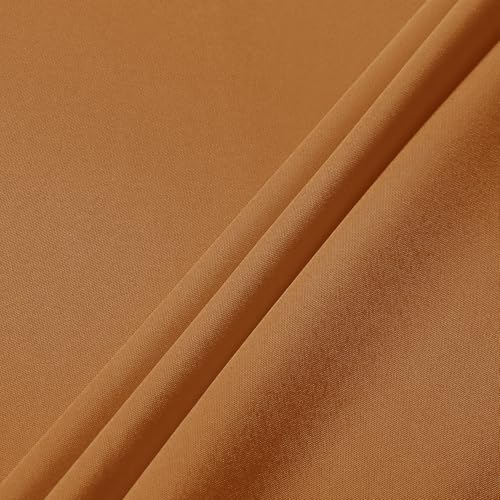 Image of sancua Fall Tablecloth Rectangular - 60 x 84 Inch - Stain and Wrinkle Resistant Polyester Fabric Rectangle Table Cloth, Thanksgiving Table Cover for Dining Tables, Buffet Parties, Bronze