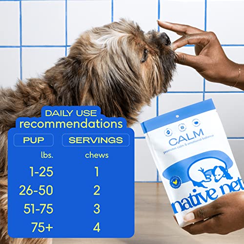 Native Pet Omega Oil For Dogs - Dog Fish Oil Supplements & Calming Chews | Dogs Anxiety Relief Treats & Dog Relaxants | 8 Oz. & 60 Chews #TOP4