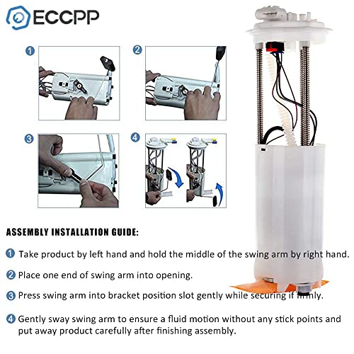 Fuel Pump, Module Assembly For 1997 1998 1999 2000 2001 2002 Chevrolet For Chevy Blazer For Gmc Jimmy V6 4.3L Electric W/Sending Unit Replacement E3954M #TOP5