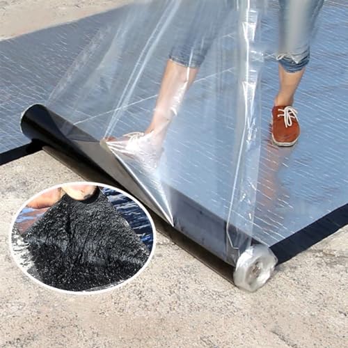 Wodoodporna taśma asfaltowa, samoprzylepna folia aluminiowa bitumiczna do naprawy dachów, rynien, rur PCV. Wytrzymała szczelna membrana do projektów DIY w