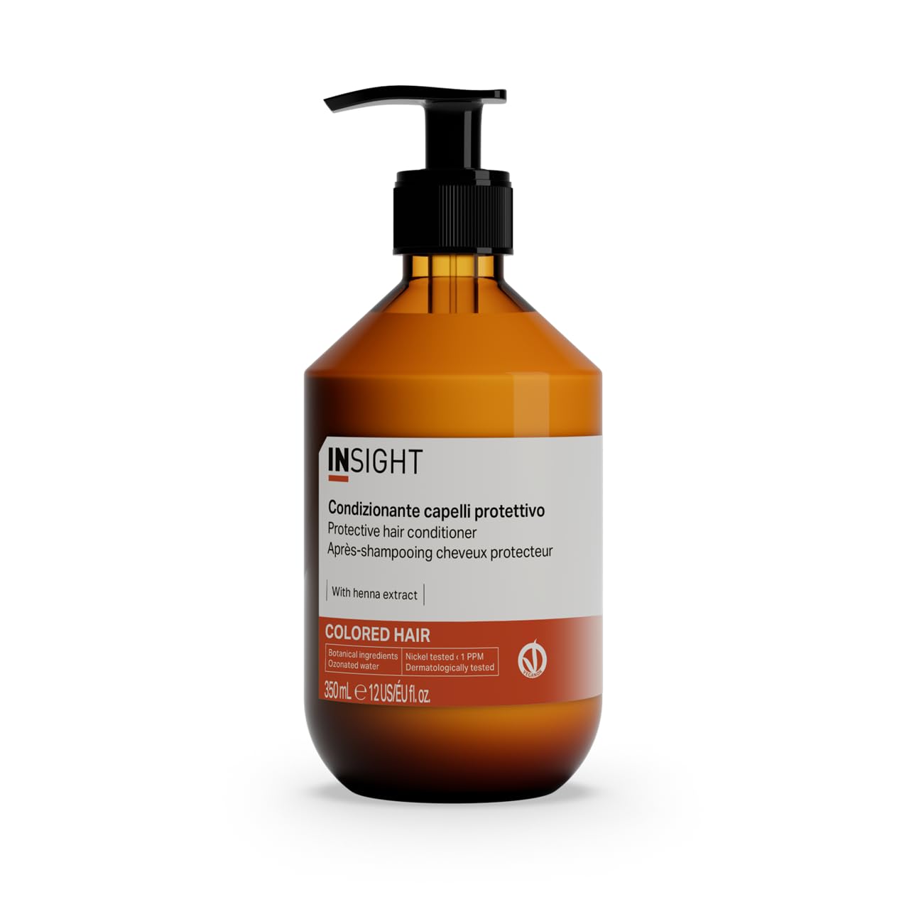Insight Acondicionador protector para el cabello, 350 ml, acondicionador para proteger el color, envase de cristal