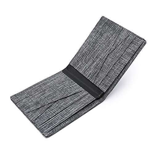Image of Lanyani Minimalist Fabric Wallet Bifold RFID Blocking