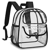 SPODEARS Sports Fan Small Clear Backpack for Stadium, Concert, Festival & More - Multi-Pocket Design...