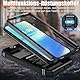 Giyer für Samsung Galaxy A55 5G Hülle mit Schutzfolie, Handyhülle A55 5G Tache mit Kameraschutz 360° Metall Ring Ständer Stoßfest Bumper Schutzhülle Samsung A55 Case Cover (Schwarz)