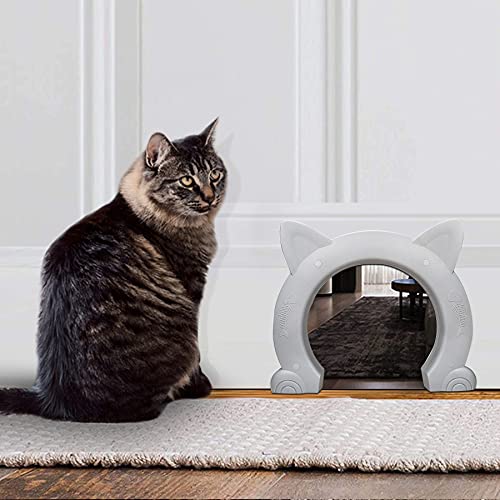 ikuso Indoor Cat Door, Cat Door for Interior Door, Pet Doors for Cat