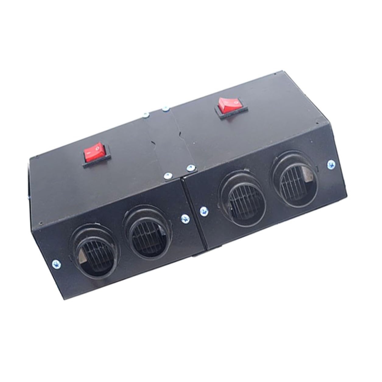 Auto Heizlüfter 500 W Tragbarer Auto Wärmer mit 4 Luftauslässen 12 v Automatischer Schnee und Scheibenentfroster Energiesparend und Geräuscharm für Winter
