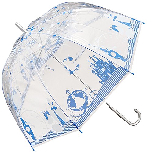 深型 深張り ドーム型 傘 カサ 59cm Disney ディズニー プリンセス アリエル アリス ラプンツェル ミニーマウス jum-59 (シンデレラ)