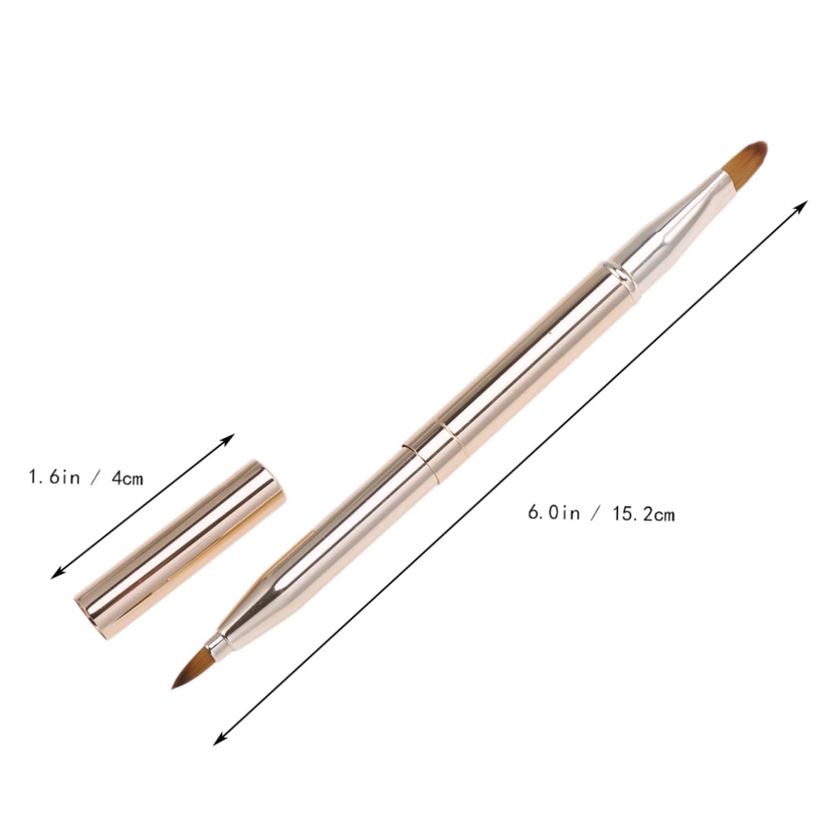 FOMIYES Lipstick Retractable Brush Lip Brush Applicator Lip Wand Easy to Carry Makeup Tool