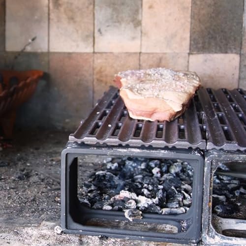 Supports en fonte BBQ Blocks universels pour plaques et grilles de cuisson