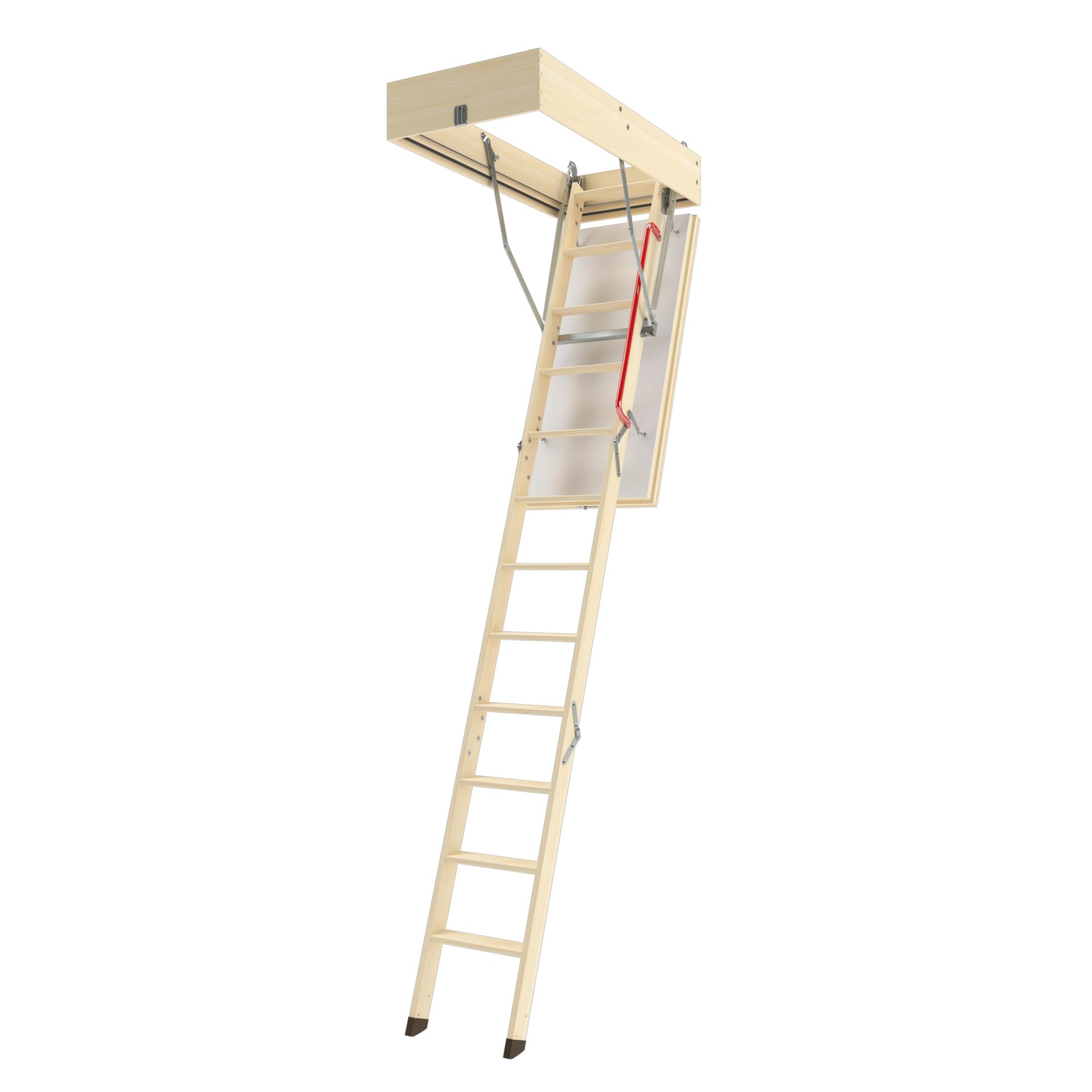 FAKRO - Escaliers escamotables LTK Energy - 70x140/280 - Escalier pour Grenier - Réduit Efficacement Les Pertes de Chaleur - Support de 160kg - Montage Facile