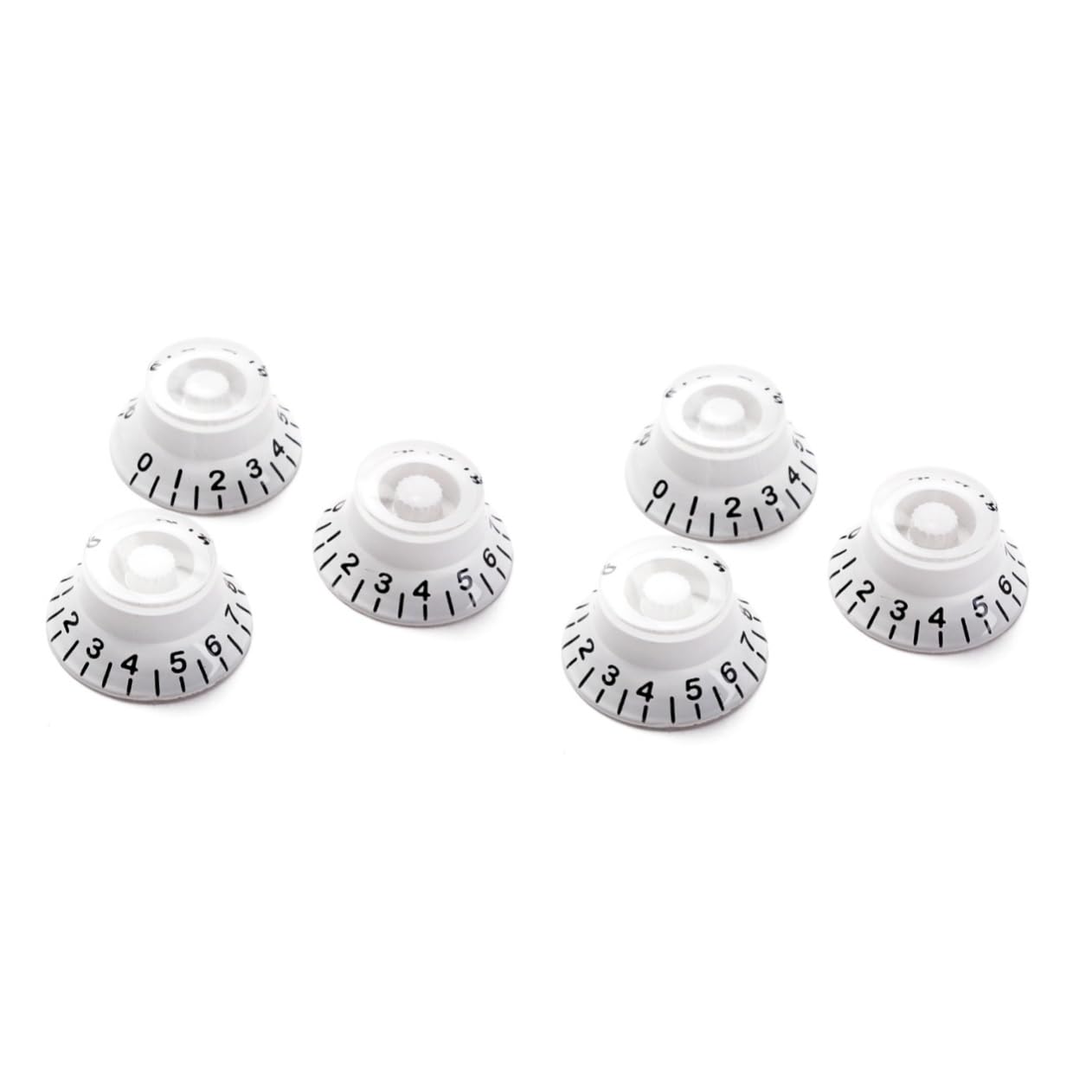 SUPVOX 6 Pcs Set Set of Guitar Tone Knobs Electric Guitar Parts Fit for / / Style Bass Knobs Volume Control