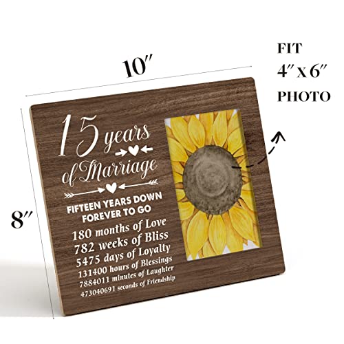 HOIJAUMAI 15th Anniversary Wooden Photo Frame #TOP11
