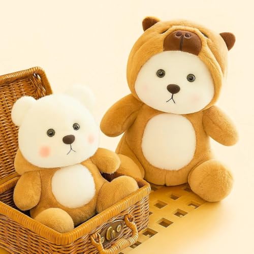 Image of Half Hooded Capybara 30cm Plush Soft Toy | Adorable Animal Stuffed Toy for Kids | Home Decor for Boys & Girls | Soft & Huggable Plush Toy