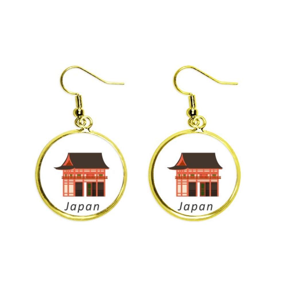 Pendientes de oro ligeros estilo japonés Edo para lucir joyas elegantes sin dolor 2