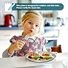 EWFEN Stainless Steel Toddler Plate Set of 6, 9" Portion Control Plates Divided Plate for Adults Kids Balance Lunch, Non Slip | Unbreakable Toddler Baby Feeding Set Dishwasher Safe #5