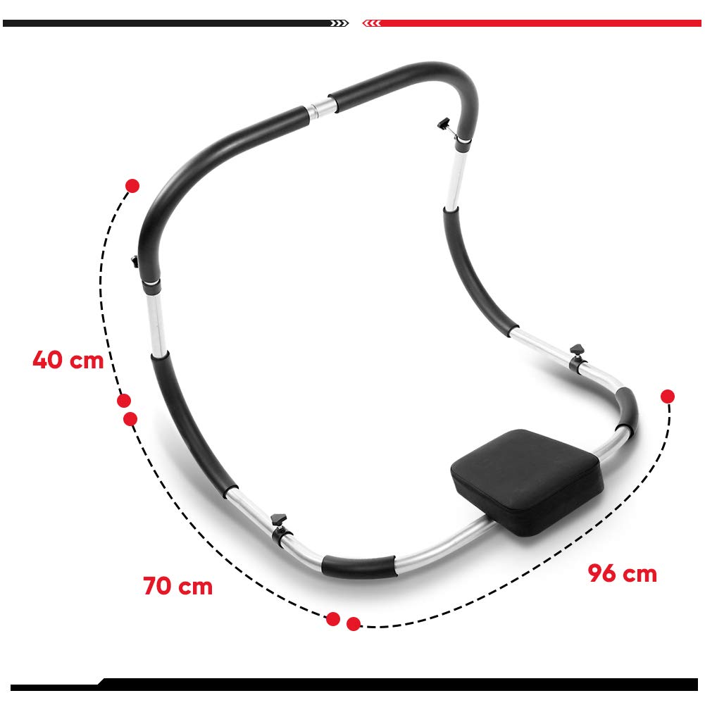 Ejoyous Bauchtrainer Bauchmuskeltrainer, AB Roller Bauch Trainer Fitnessgerät AB Bauch Roller Trainingsberät Bauchtrainer Rücken Bauch Fitness Trainer Muskel