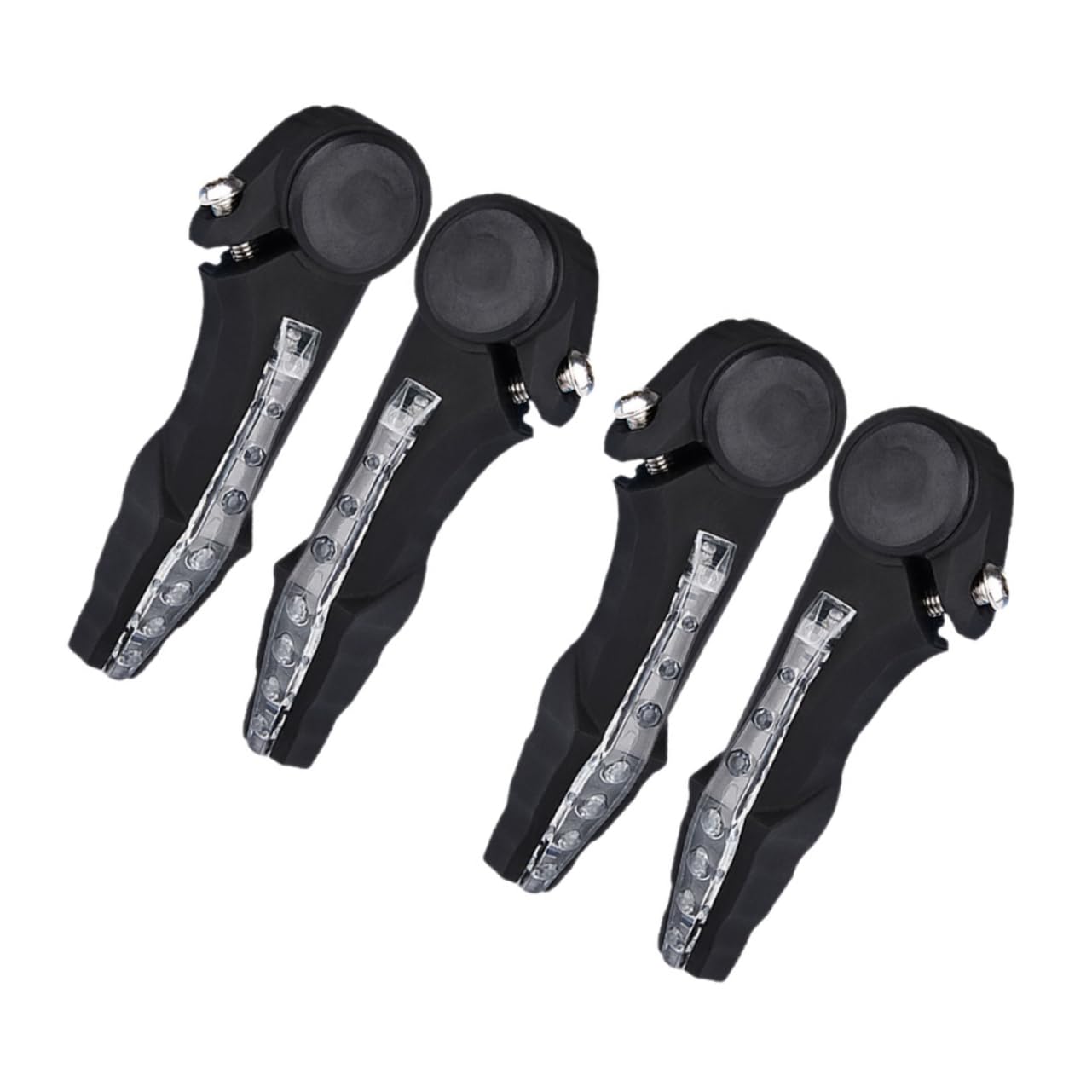 WHAMVOX 2 Pairs LED Bike Lights with Front Turn Signals Bright Handlebar Illumination for Safe Night Riding Long Battery Life and Reliable Performance Cycling Safety Accessories
