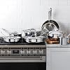 All-Clad D3 3-Ply Stainless Steel Cookware Set 14 Piece Induction Oven Broiler Safe 600F Pots and Pans Silver #2