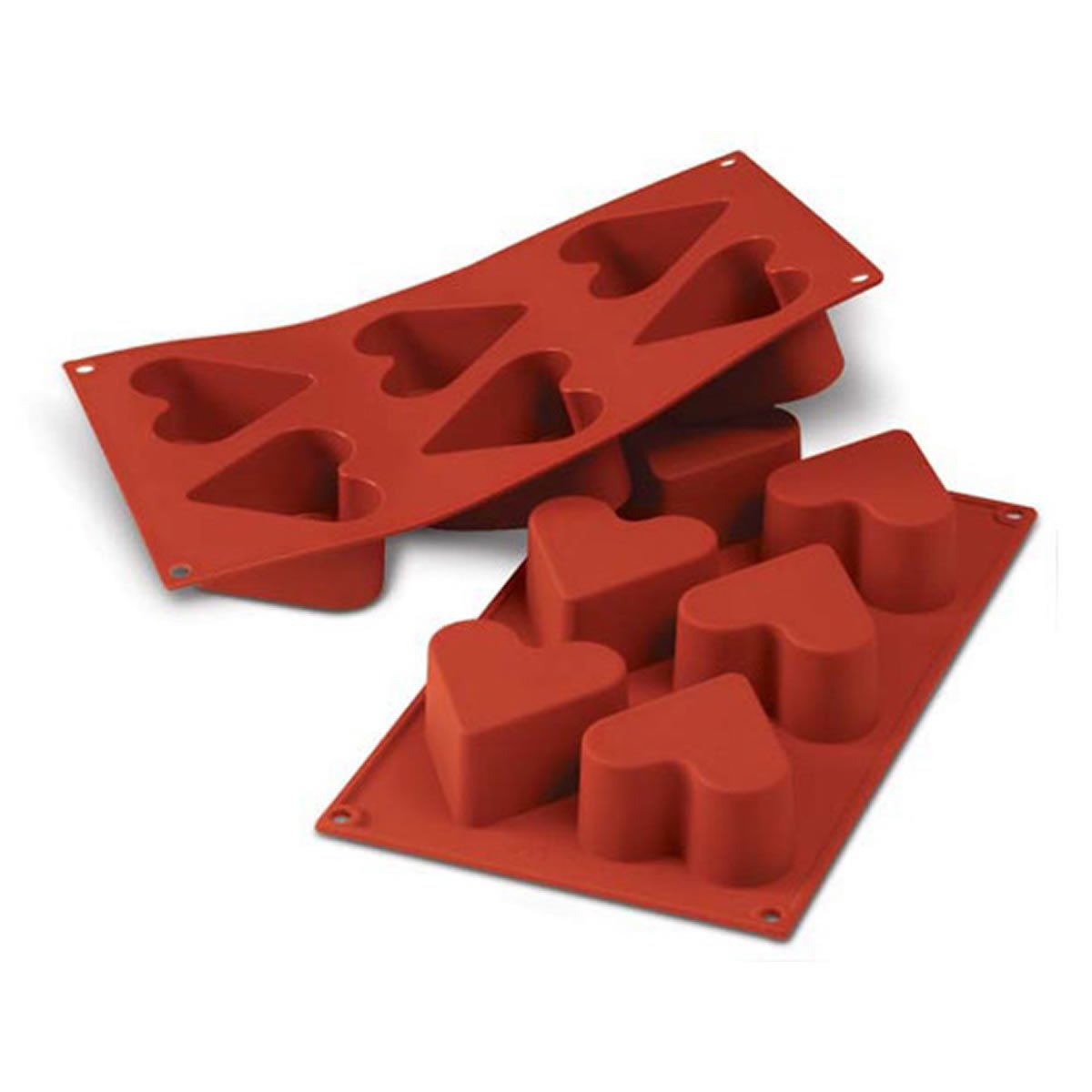 Silikomart - SF 036 HEART - FORMULARZ SILIKONOWY ø65 H 40 MM