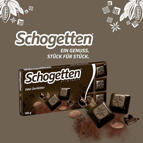 Schogetten Zartbitterschokolade (50% Kakao), 100 g
