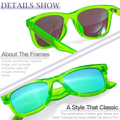 Image of SIPHEW Polarized Sunglasses for Women & Men - UV400 Mirrored Eyewear | Designer Unisex Fashion Sun Glasses w /Medium Fit,Suitable for Any Face Shape,Beach,Everyday Wear
