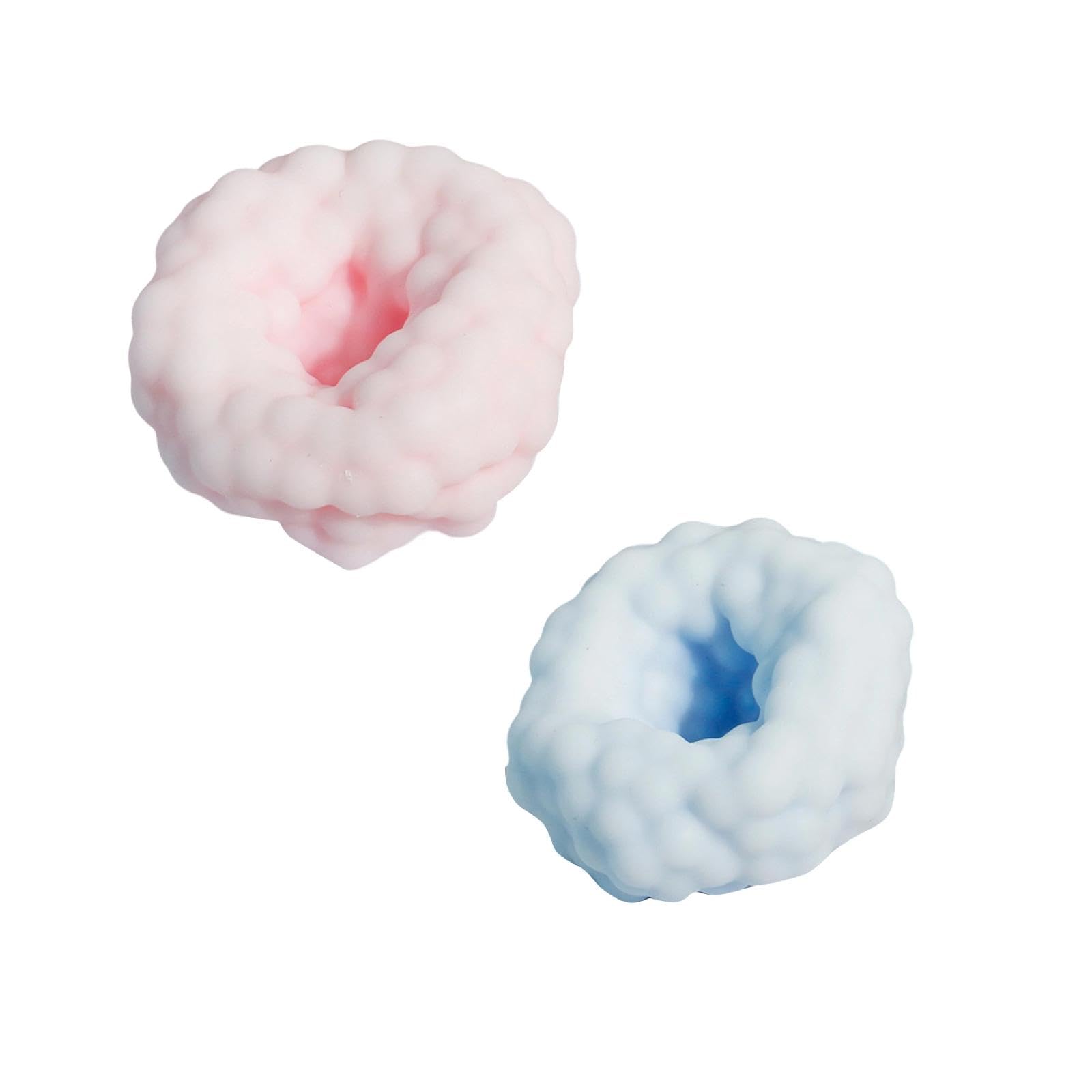 Stress Balls,Squishy Anxiety Relief Fidget Toy with Cloud Texture,Soft and Squeezable Squishy Ball,Ideal for Stress Relief,Focus and Daily Relaxation