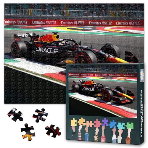 Puzzles for Adults 1000 Pieces Racing Car Jigsaw Puzzles 1000 Pieces Race Track, Sports Car Challenging Puzzle Games for Women Home Decoration Gift Size 19.7x27.5 inches