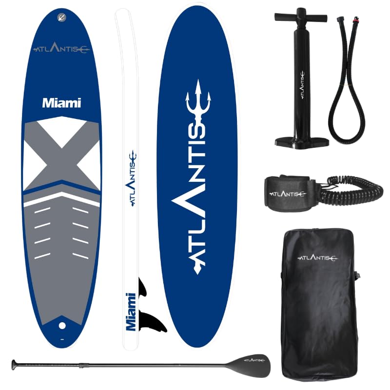 Atlantis Miami Paddle Board SUP Gonfiabile, 305 x 81,5 cm, con Accessori
