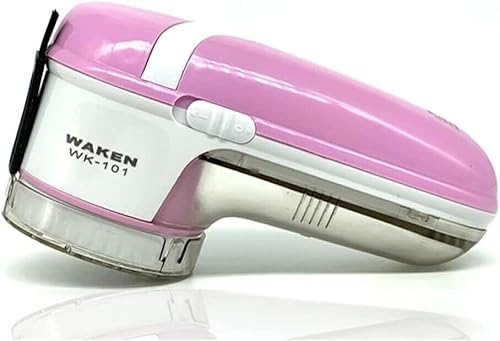 ZAZRA Metal Fabric Shaver (Pink), Quickly Remove Bobbles for Clothes, Battery Operated Lint Remover