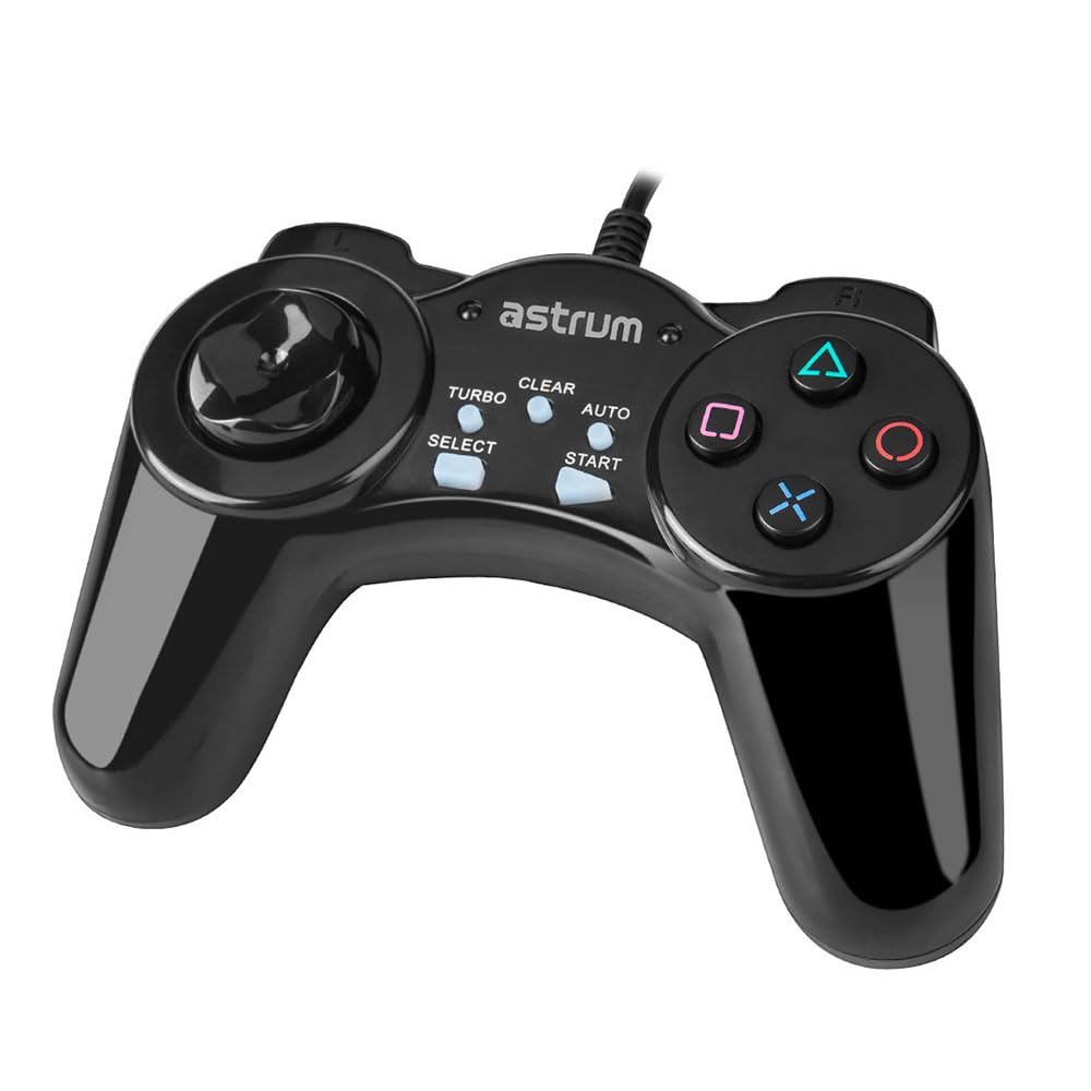 astrum WIRED USB PC GAMEPAD WITH 10 BUTTONS, PERFECT SUITABLE FOR PUBG AND VEDIO GAME.