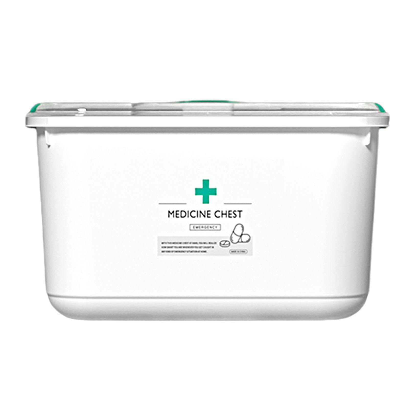 Scatola Pronto Soccorso WANGZAIZAI - Portamedicinali In Plastica 23x17x13 Cm Con Croce Rossa - Foto 5