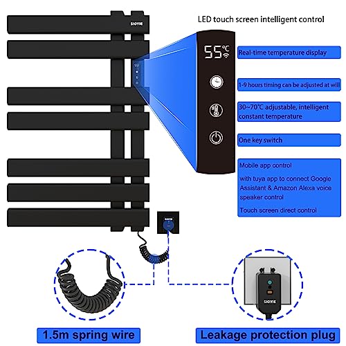Scaldasalviette Elettrico, Termostato WiFi Smart