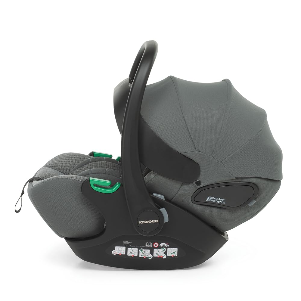 Foppapedretti Rek i-Size Ovetto Reclinabile, Grey