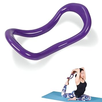MAPPERZ Yoga Ring, Yoga Circle Stretch Ring Fascia Massage Workout Pilates, Ring Fitness Home Gym Accessories - 23x12 Cm