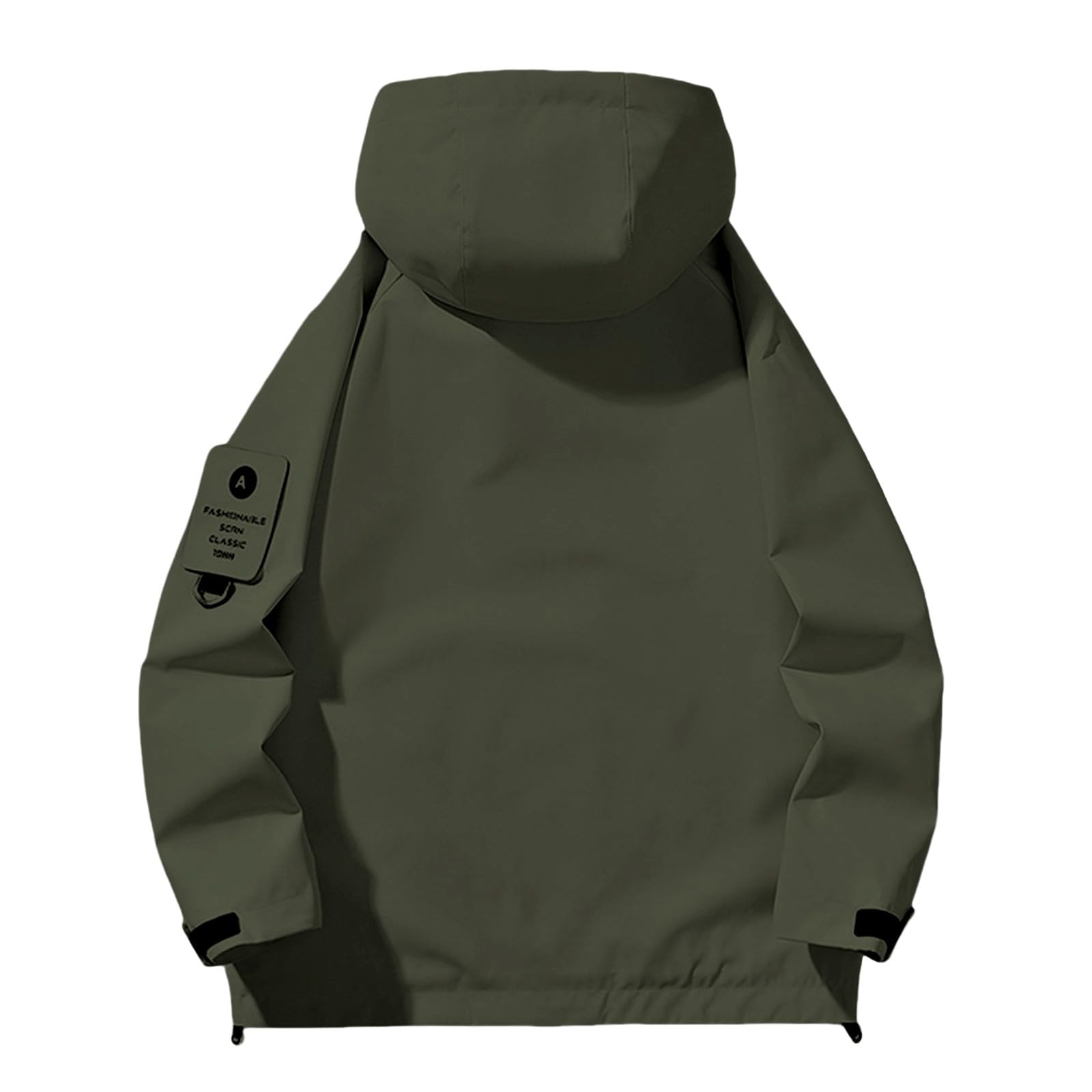Generisch Pantalones Hombre Hombre Chubasquero Exterior, Senderismo, Viajar, Cortavientos, Abrigo Deportivo Hombre