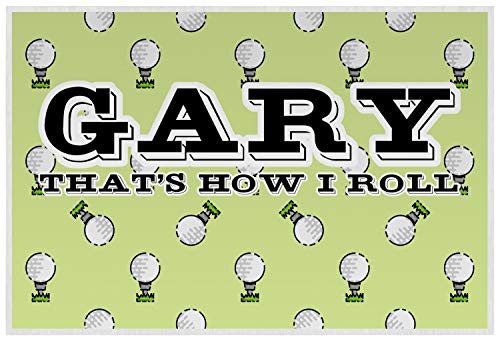 Personalized Golf Laminated Placemat w/Name or Text