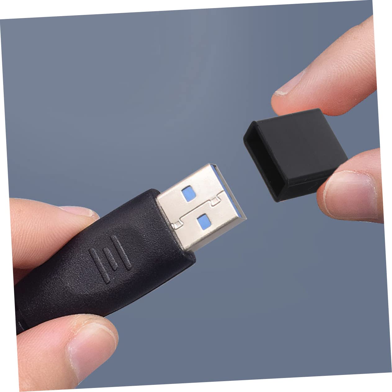 HOMSFOU 150piezas Tapones Antipolvo USB De Silicona Protección para Conectores USB para Mantener La Limpieza y Funcionalidad De Dispositivos