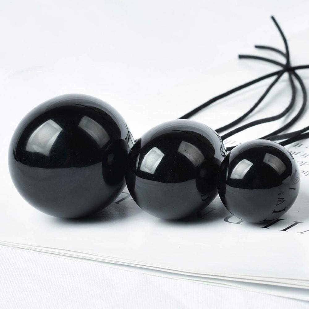 3pcs noir Obsidian Yoni Egg cristal Kegel Exercice Egg-BO ensemble