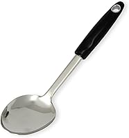 ChefCraft Select Heavy Duty Basting Spoon, 12-Inch Stainless Steel - Rust-Resistant, Ergonomic Grip, Dishwasher Safe