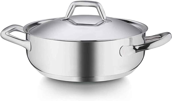 Barazzoni Cookware Set Chef line 9 pcs Made in Italy
