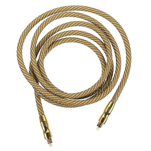 Mikinona Digital Optical Audio Cable Square Head Male to Male Cord for Sound Bar Tv Home Theater Fiber Optic with Pmmc Core Soft Bendable Wire Scratch and Shock Resistant