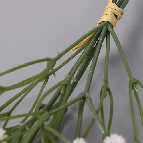 Miniatura 2 de Flores artificiales de aliento de bebé, ramo de gypsophila falsas flores de tacto real para boda, fiesta, jardín, hogar, decoración de bricolaje