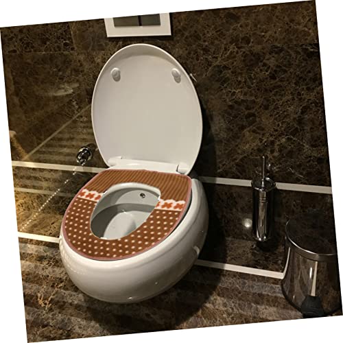 HANABASS Wc-Sitz Wärmer Abdeckung Wc-Sitz Wc-Sitzwärmerbezug Dicker Weicher Wc-Sitzbezug Pad Wc-Sitzbezug Für Badezimmer Dicker Wärmer Wc-Sitzbezug Pad Heizung Wc-Matte Wc-Deckel WC-Sitzkissen – Bild 4