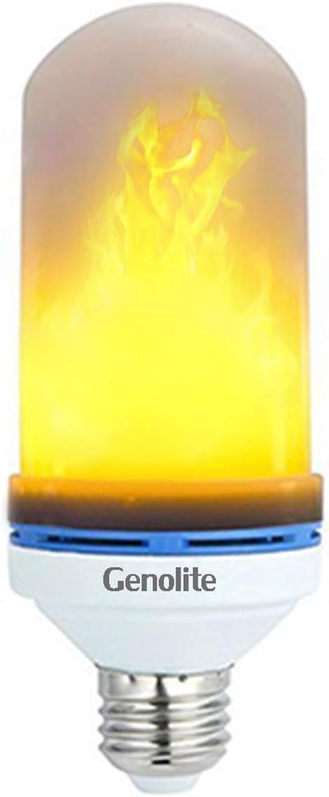 LED Flame Effect Light Bulb E26 Candles Flicker Effect for Festival Celebration Decorative and Gallery Garden Simulated Lamps Effect 2835 LEDs Flame Bulb