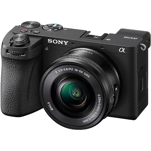 Image of Sony a6700 Alpha APS-C Mirrorless Camera 26MP 4K with 16-50mm Lens Kit ILCE-6700L Bundle with Deco Gear Photography Bag + Flash + Extra Battery + Dual Charger + Software & Deluxe Accessories Kit