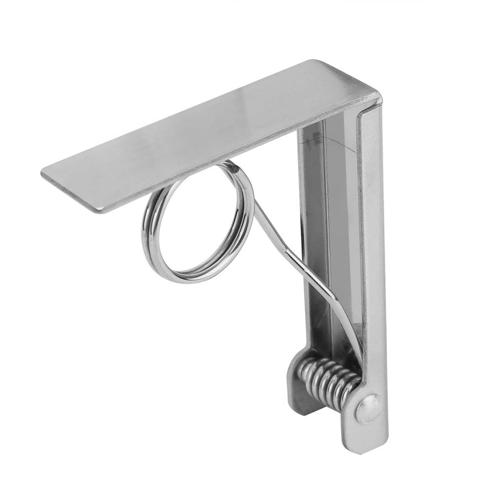 Attache Nappe De Table Exterieur Pinces à Nappe - Lot 10 Pièces Acier Inox - Forme Papillon Argenté