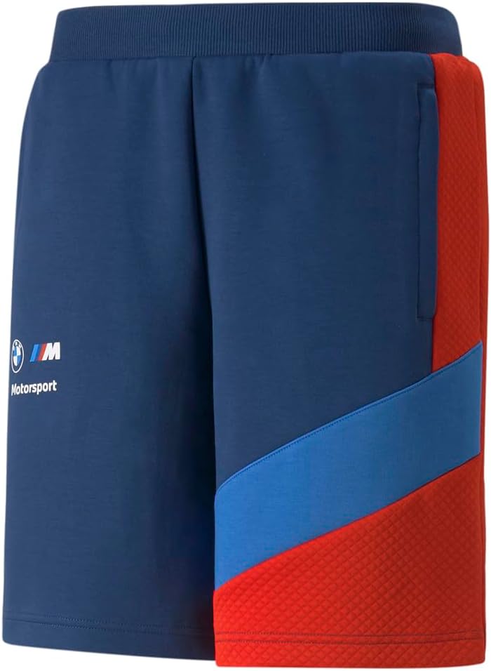 PUMA Men's Standard BMW M Motorsport Sweat Shorts, Estate Blue-M Color, XX-Large