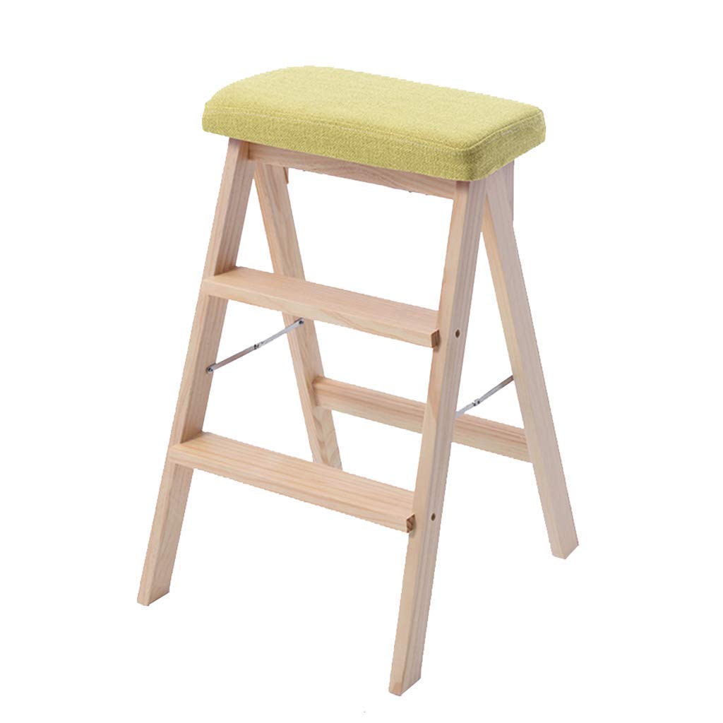 Marchepied pliable bois 3 marches gain de place maison escalier