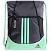 adidas Alliance II Sackpack, One Size, Deepest Space/Green Glow