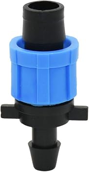 Botanical Garden Lawn Nozzle 10mm 16mm to 16mm Irrigation Drip Irrigation Belt Connector Lock Nut, Used for 3 Agricultural Greenhouse Irrigation Adapters Color A